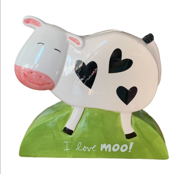 Other - I Love Moo! Piggy Bank Adorable Cow Bank to Collect Loose Change Money Bank